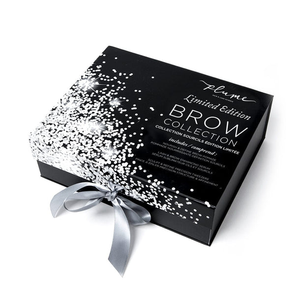 All-in-one brow boosting kit box