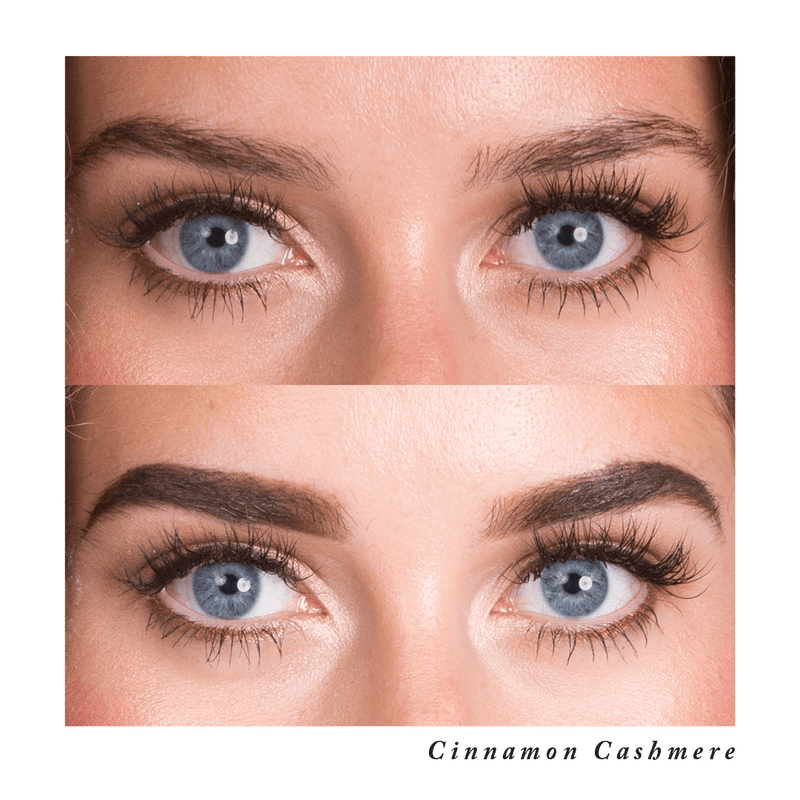 Nourish & Define Brow Pomade with Dual ended brush Color Swatches - Cinnamon Cashmere