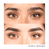 Nourish & Define Brow Pomade with Dual ended brush Color Swatches - Endless Midnight