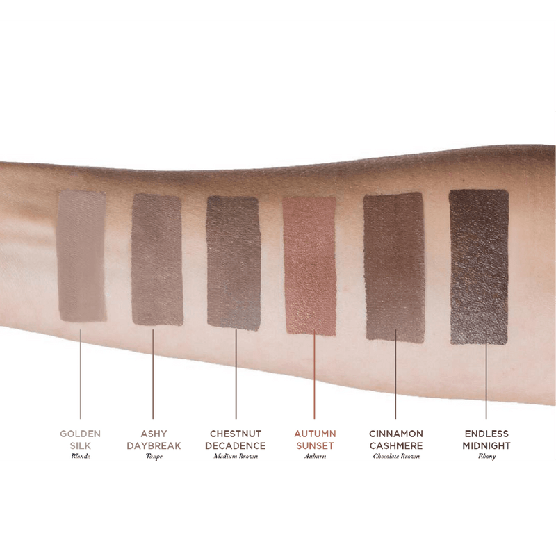 Nourish & Define Brow Pomade with Dual ended brush Color Swatches